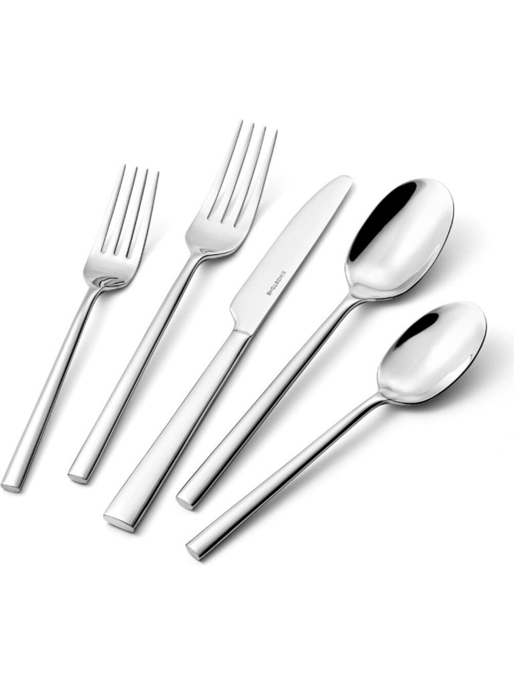 60-Piece Stainless Steel Flatware Set for 12 - Elegant Cutlery & Durable Design